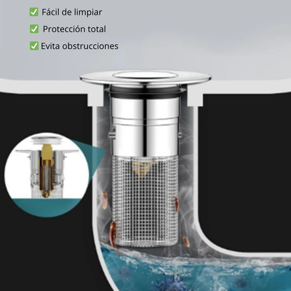 Filtro desagüe DrainGuard® acero inoxidable x2