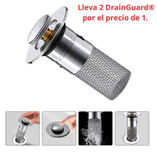 Filtro desagüe DrainGuard® acero inoxidable x2